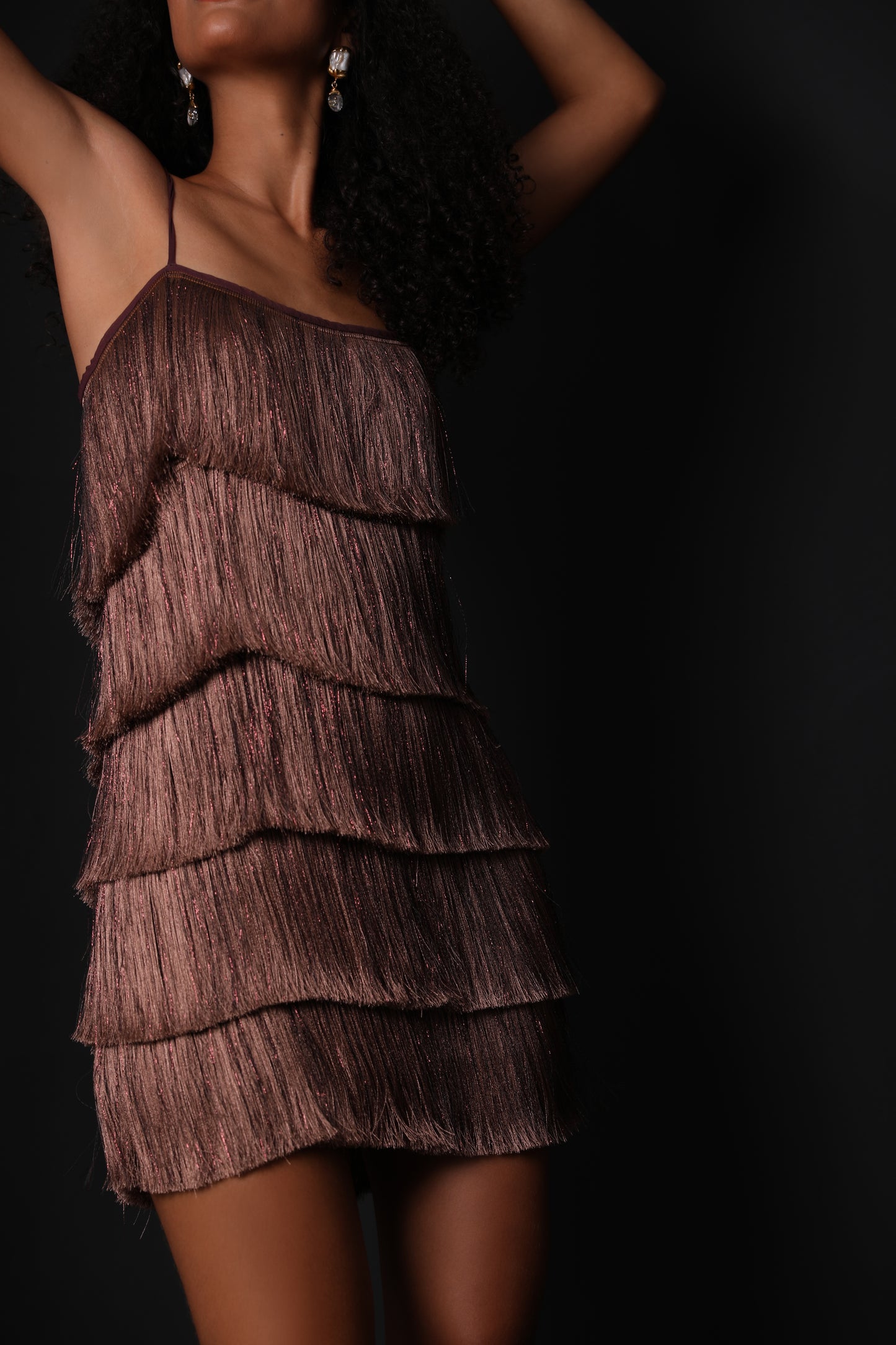 VESTIDO MINI FRINGE