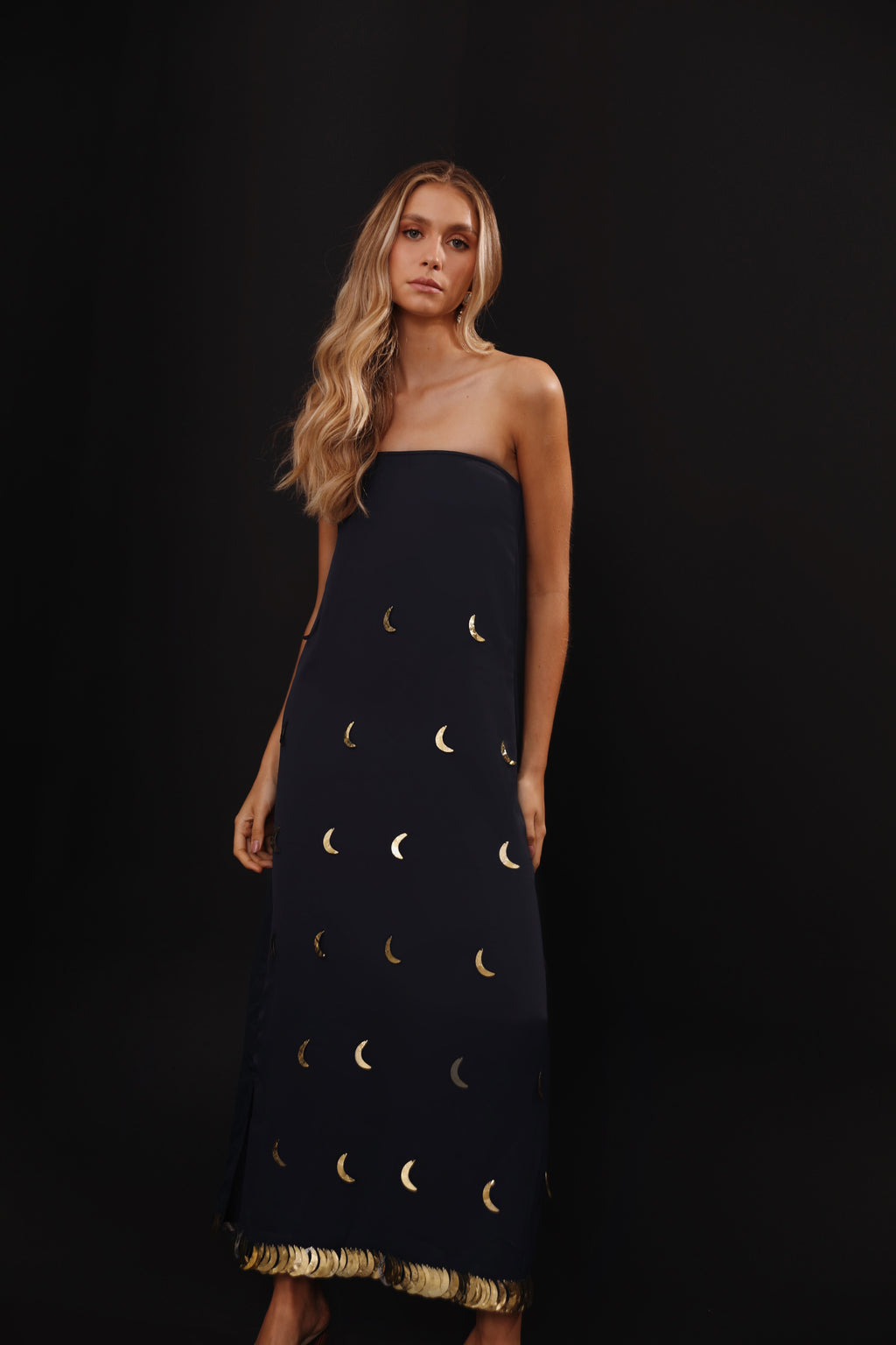 VESTIDO SELENE MARINHO