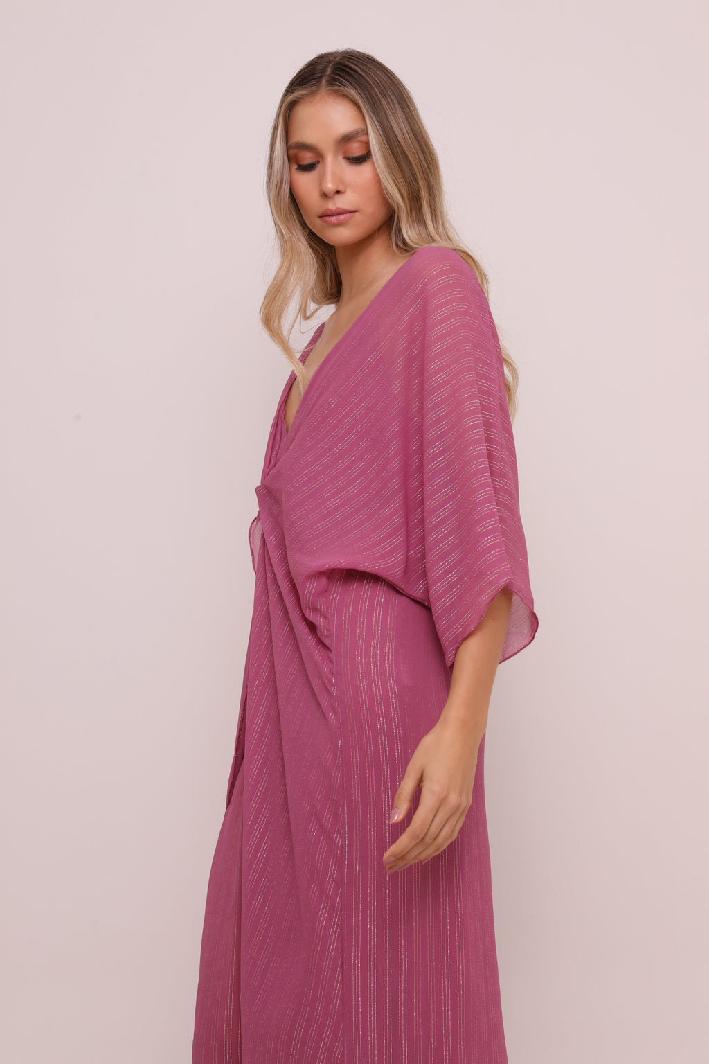 VESTIDO KAFTAN MIRRA - 100% SEDA