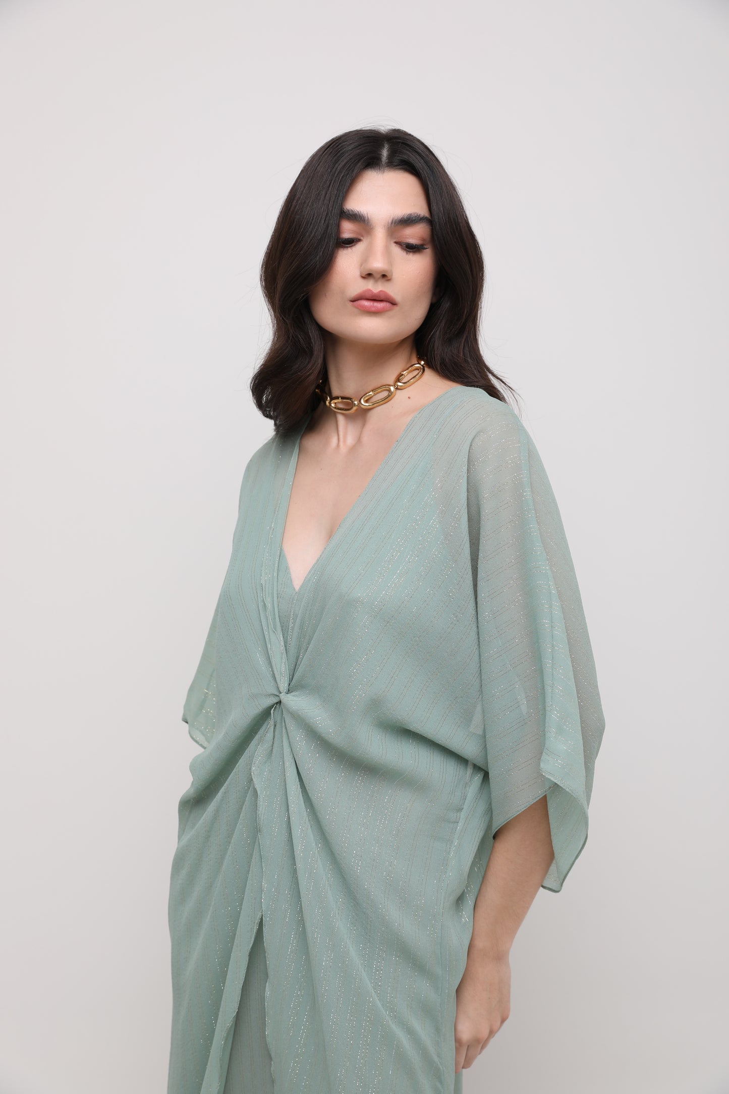 VESTIDO KAFTAN MIRRA - SEDA PURA