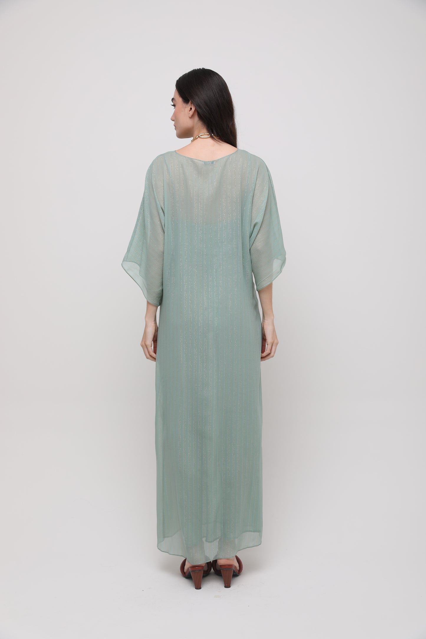 VESTIDO KAFTAN MIRRA - SEDA PURA