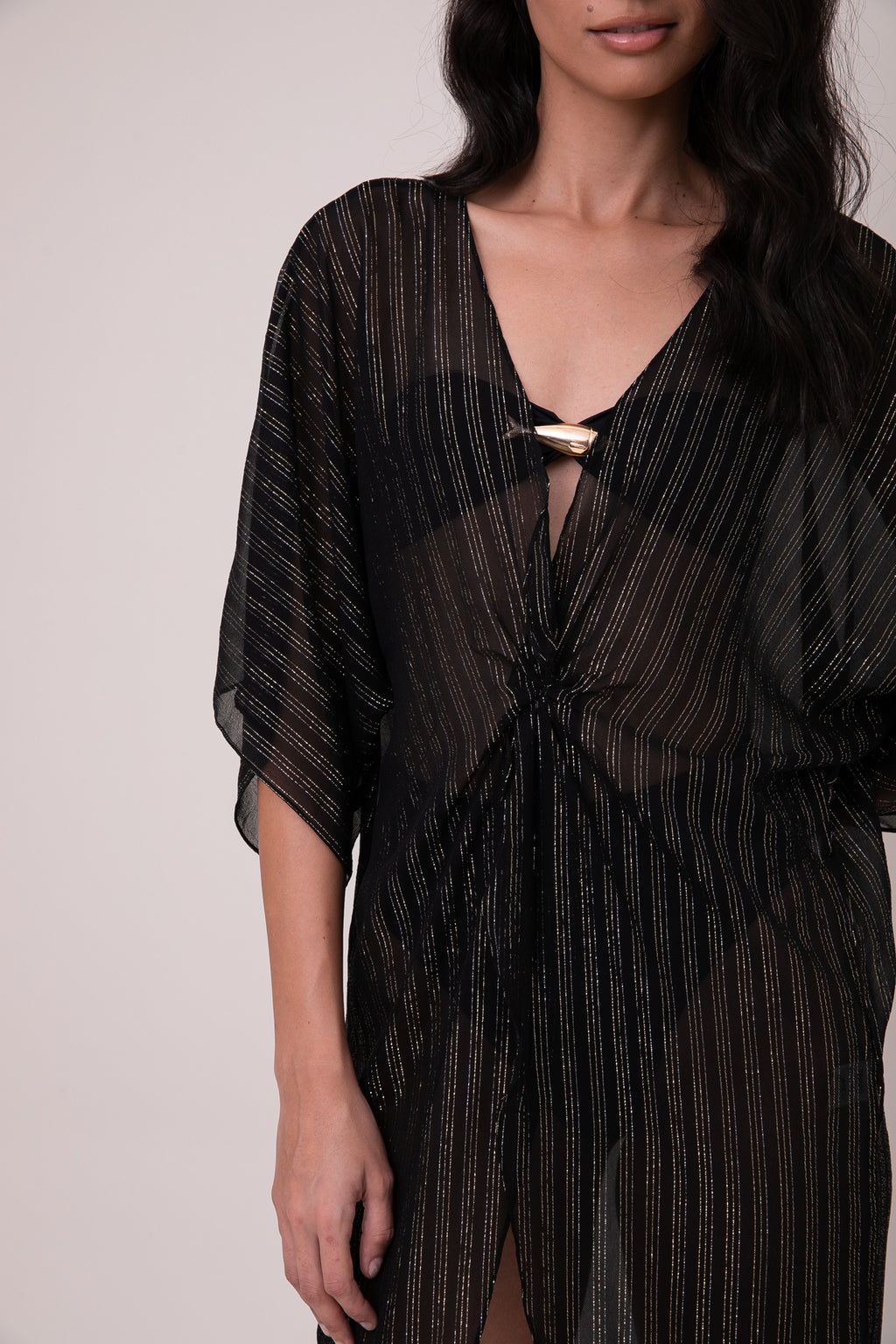 VESTIDO KAFTAN MIRRA - 100% SEDA