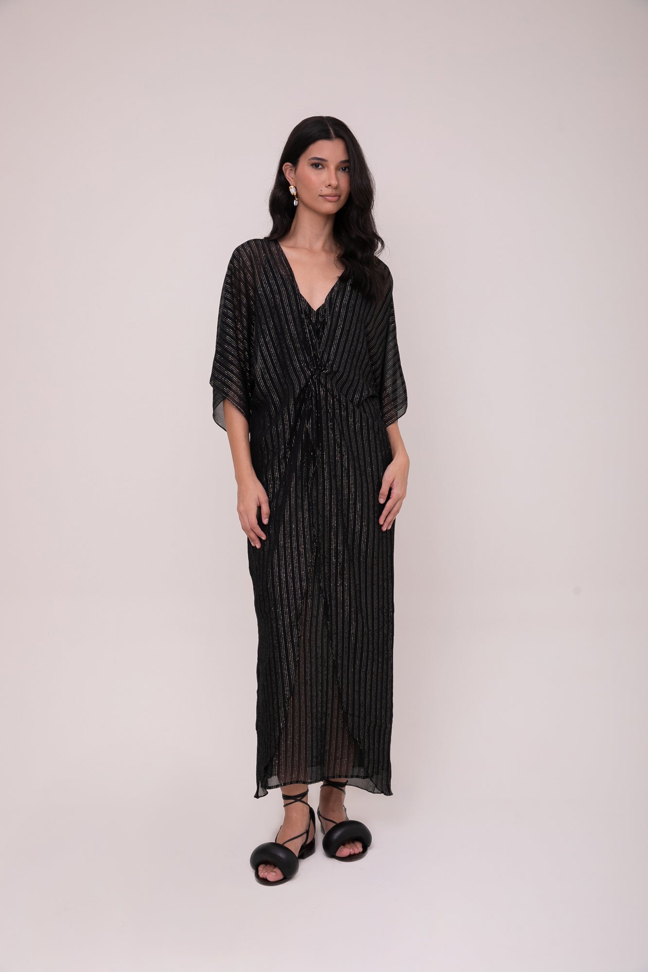 VESTIDO KAFTAN MIRRA - 100% SEDA