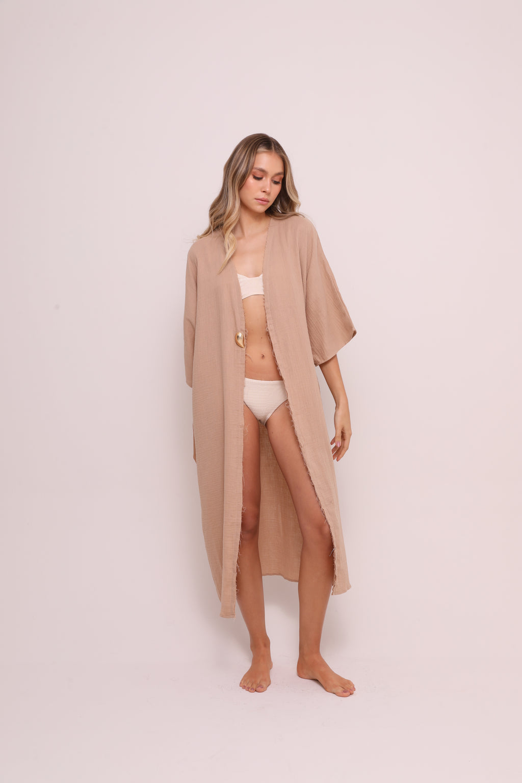 KIMONO MUSSEL BEGE