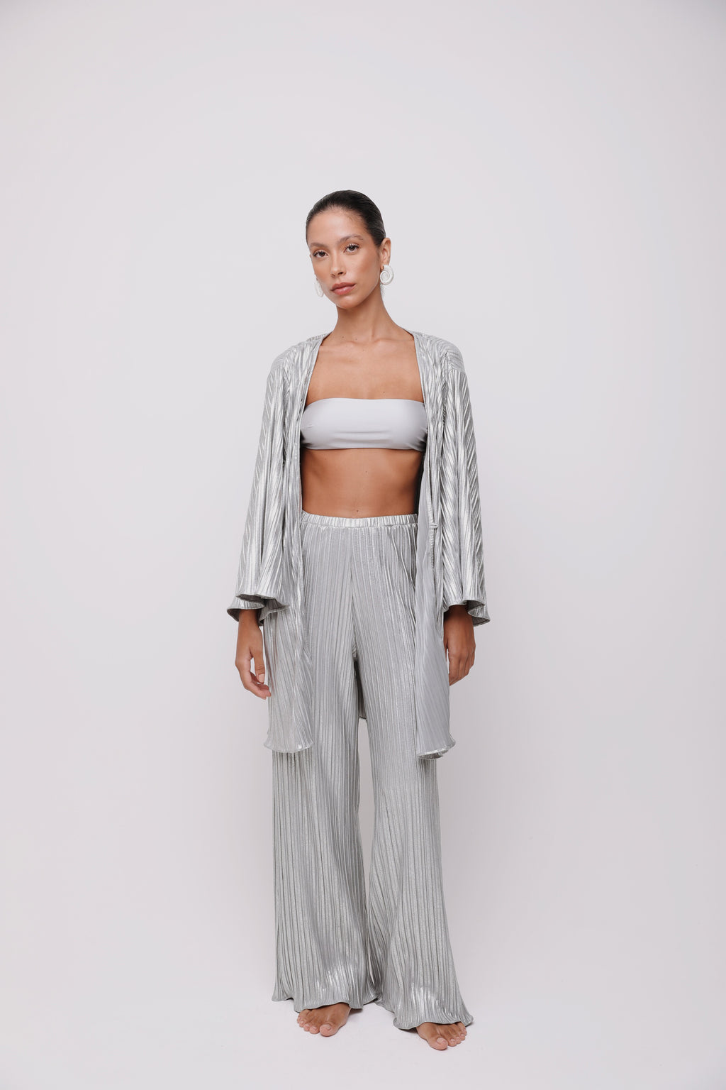 CALÇA SOLIS - PRATA