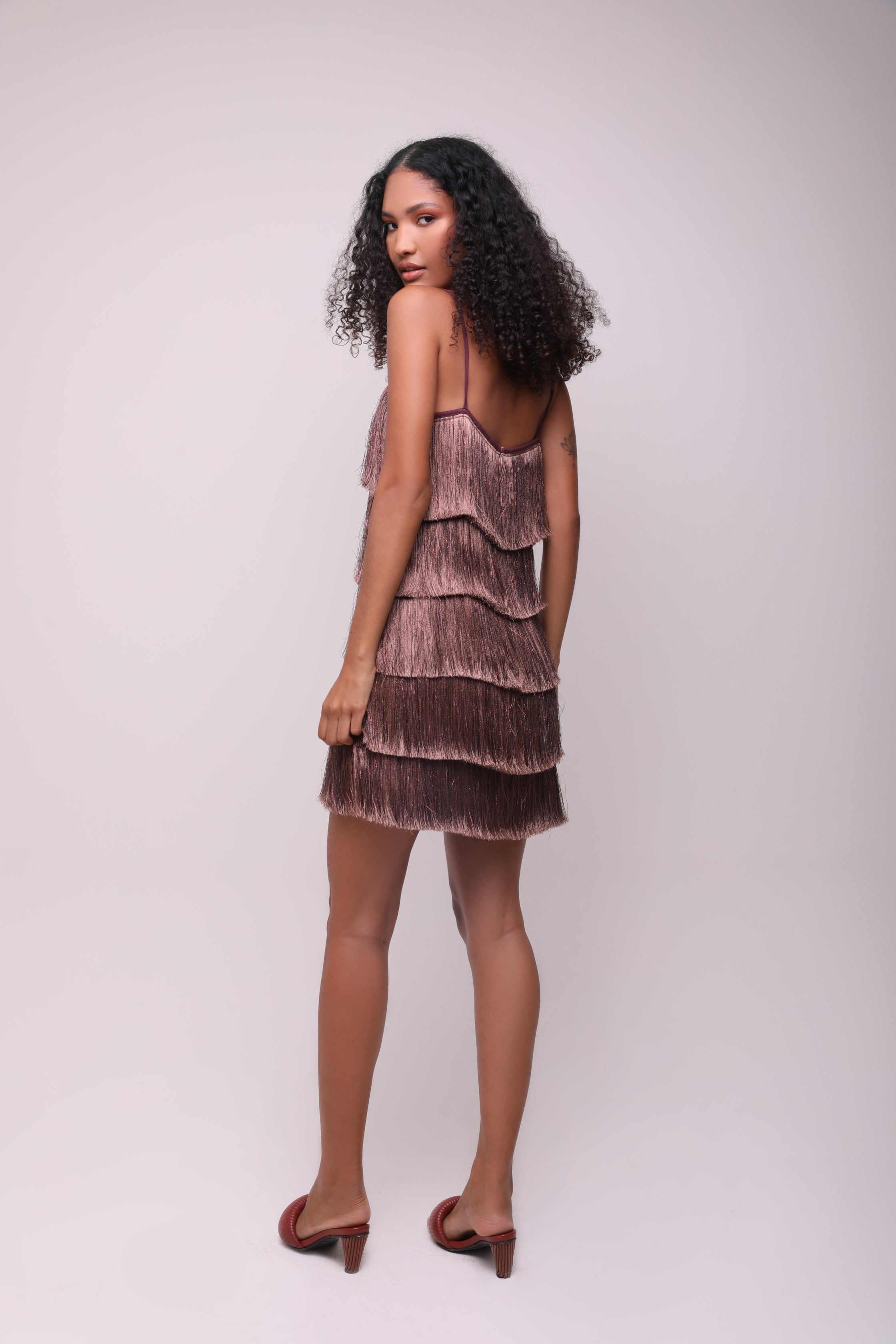 VESTIDO MINI FRINGE