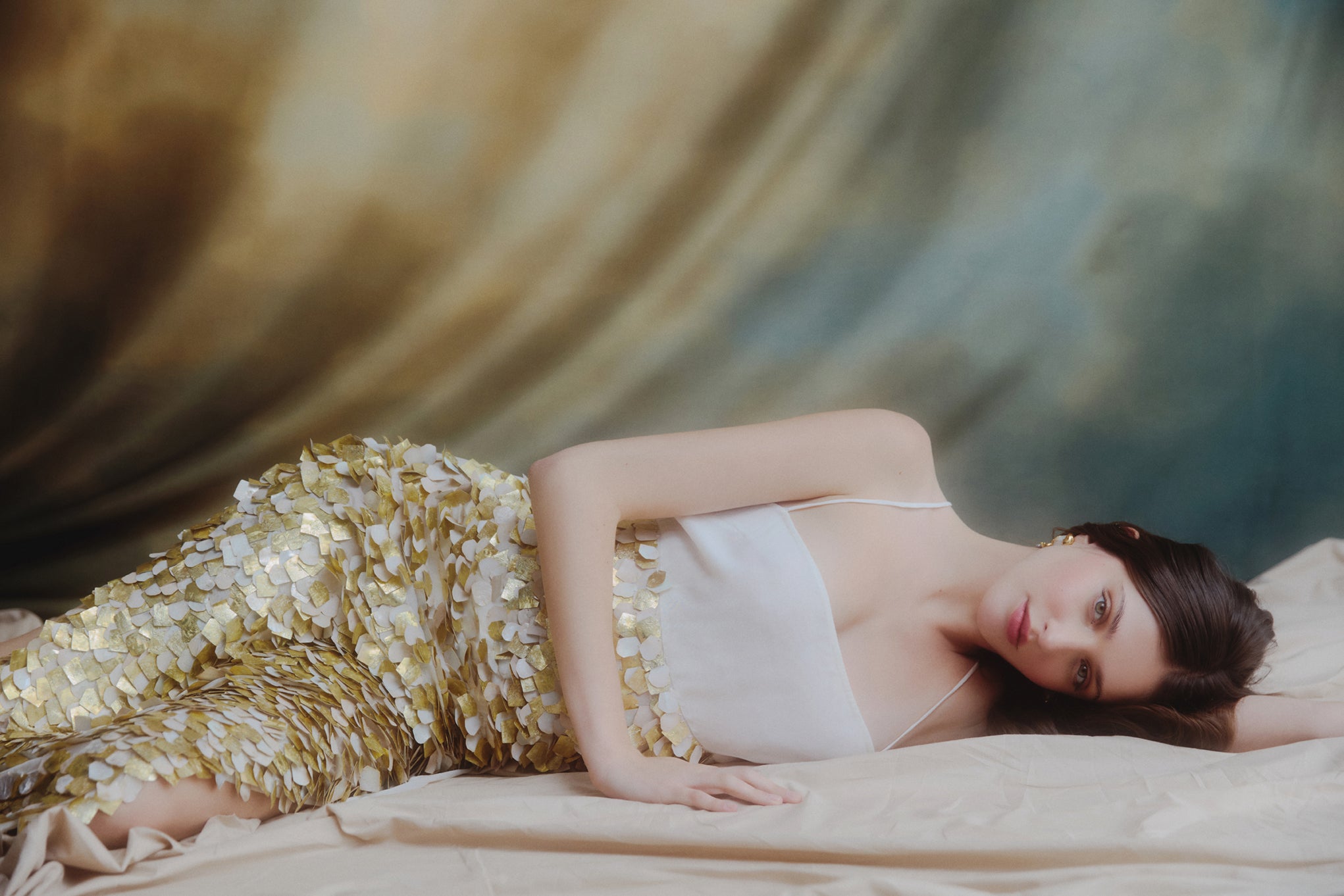 VESTIDO LONGO FRAGMENTOS (PRE-ORDER)