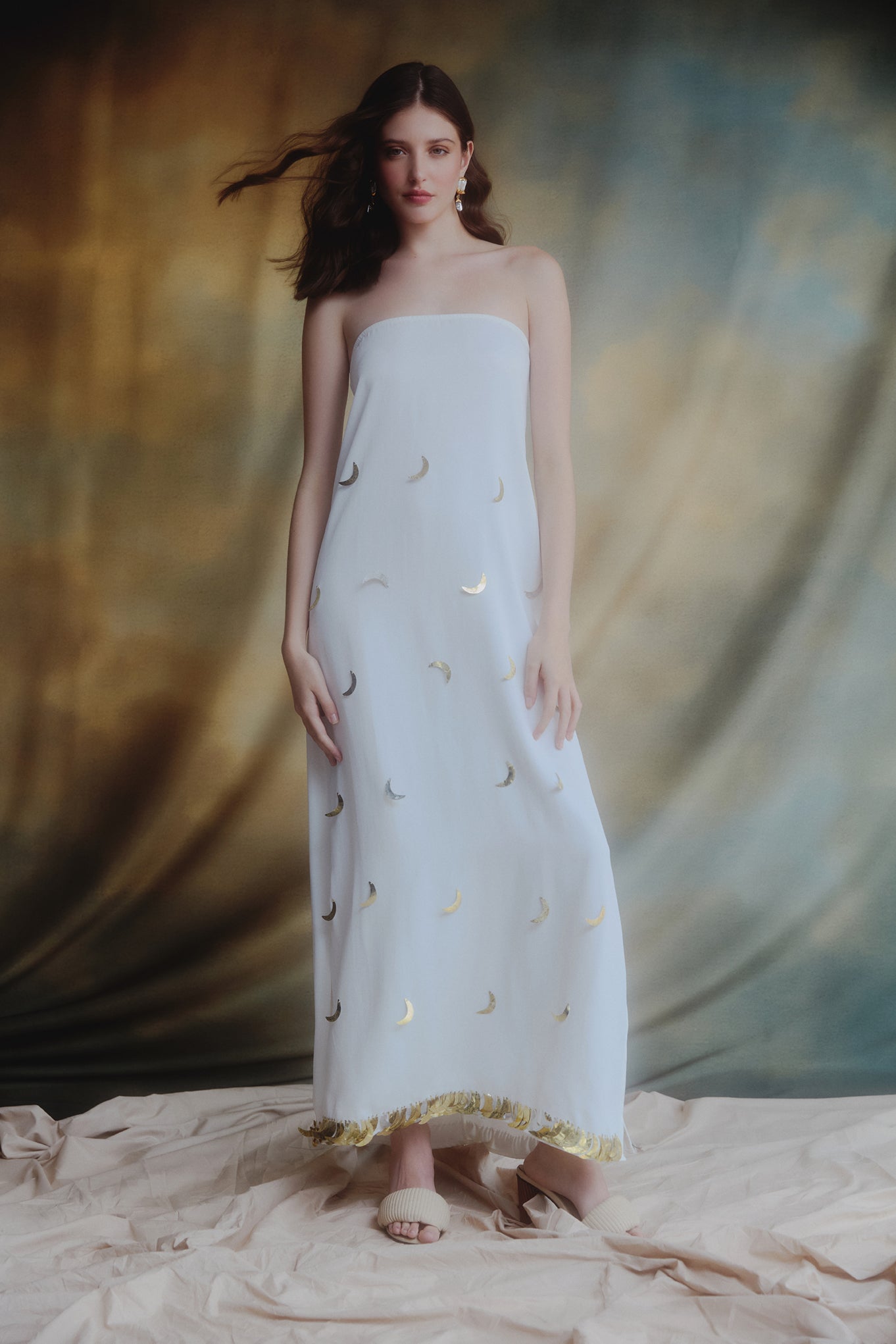 VESTIDO SELENE OFF-WHITE