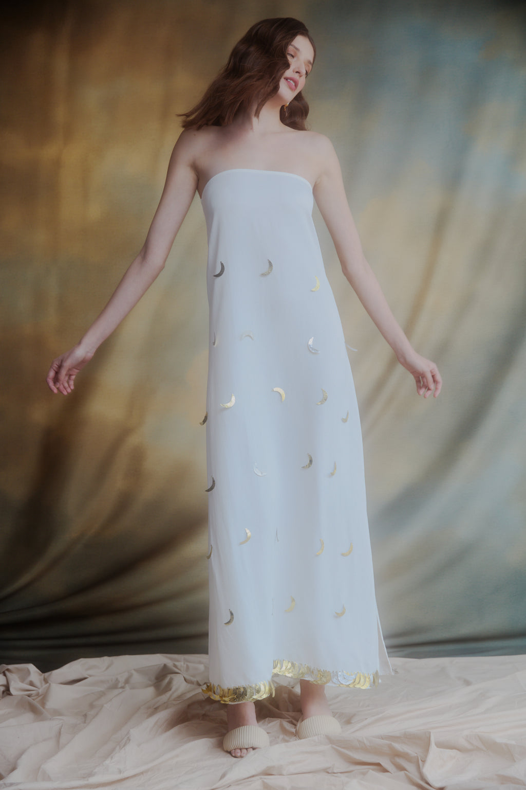 VESTIDO SELENE OFF-WHITE