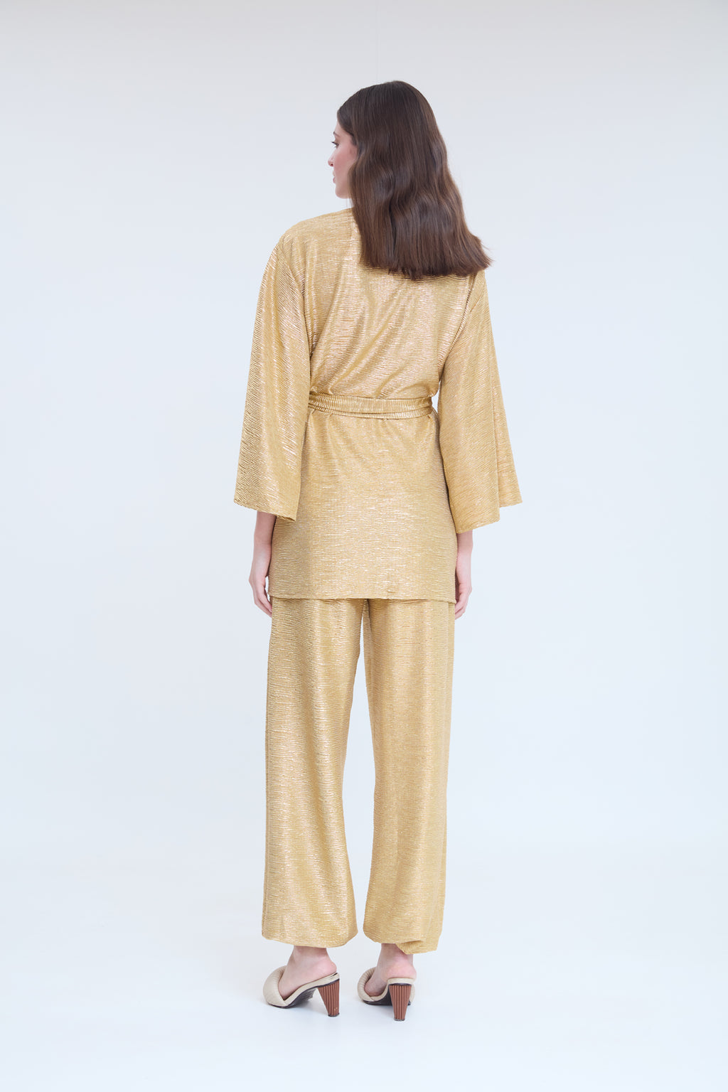 KIMONO LADON DOURADO