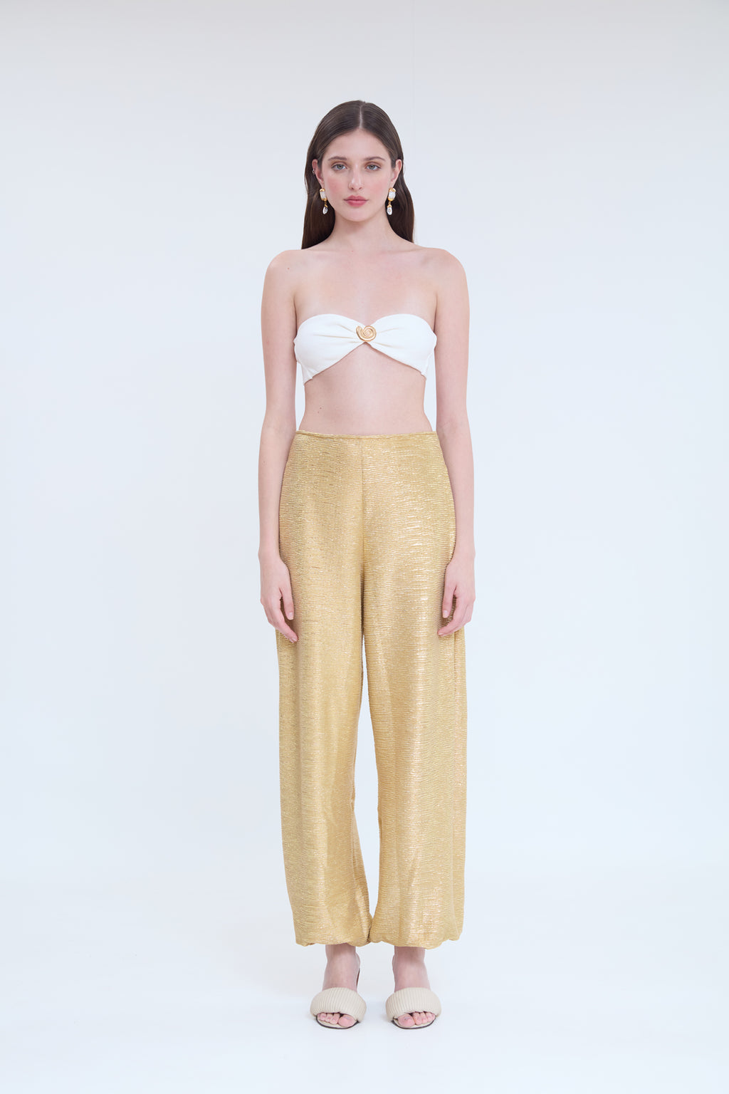 CALÇA LADON DOURADO